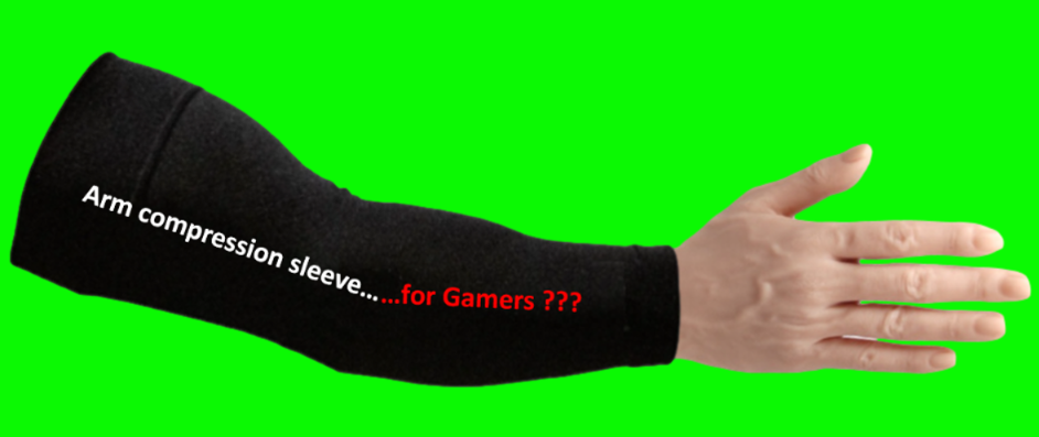 arm compression sleeves for gamers question mark